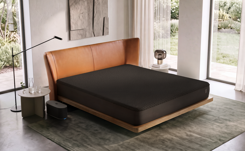 Pod Cover on a bed with the Hub beside it